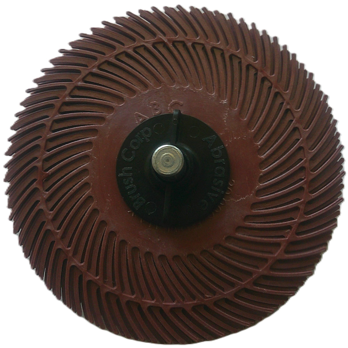 3" TC 220X, 9 Ply Brush, 1/4" Steel Shaft, Reusable Adapter