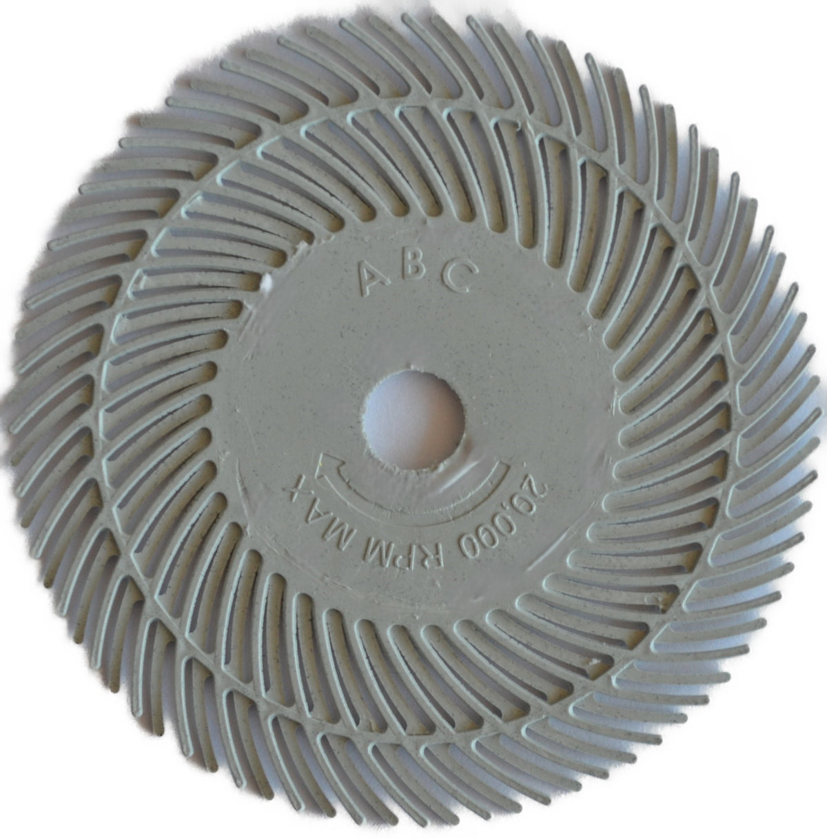 Radial Disc, 3" TC 120X, 40 discs per Box, includes reusable Adapter with 1/4" steel shaft