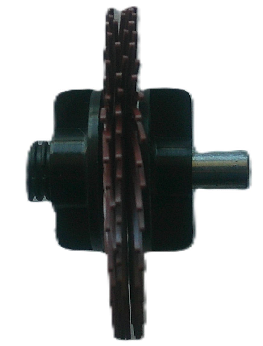 2" TC 220X, 3 Ply Brush, 1/4" Steel Shaft, Reusable Adapter