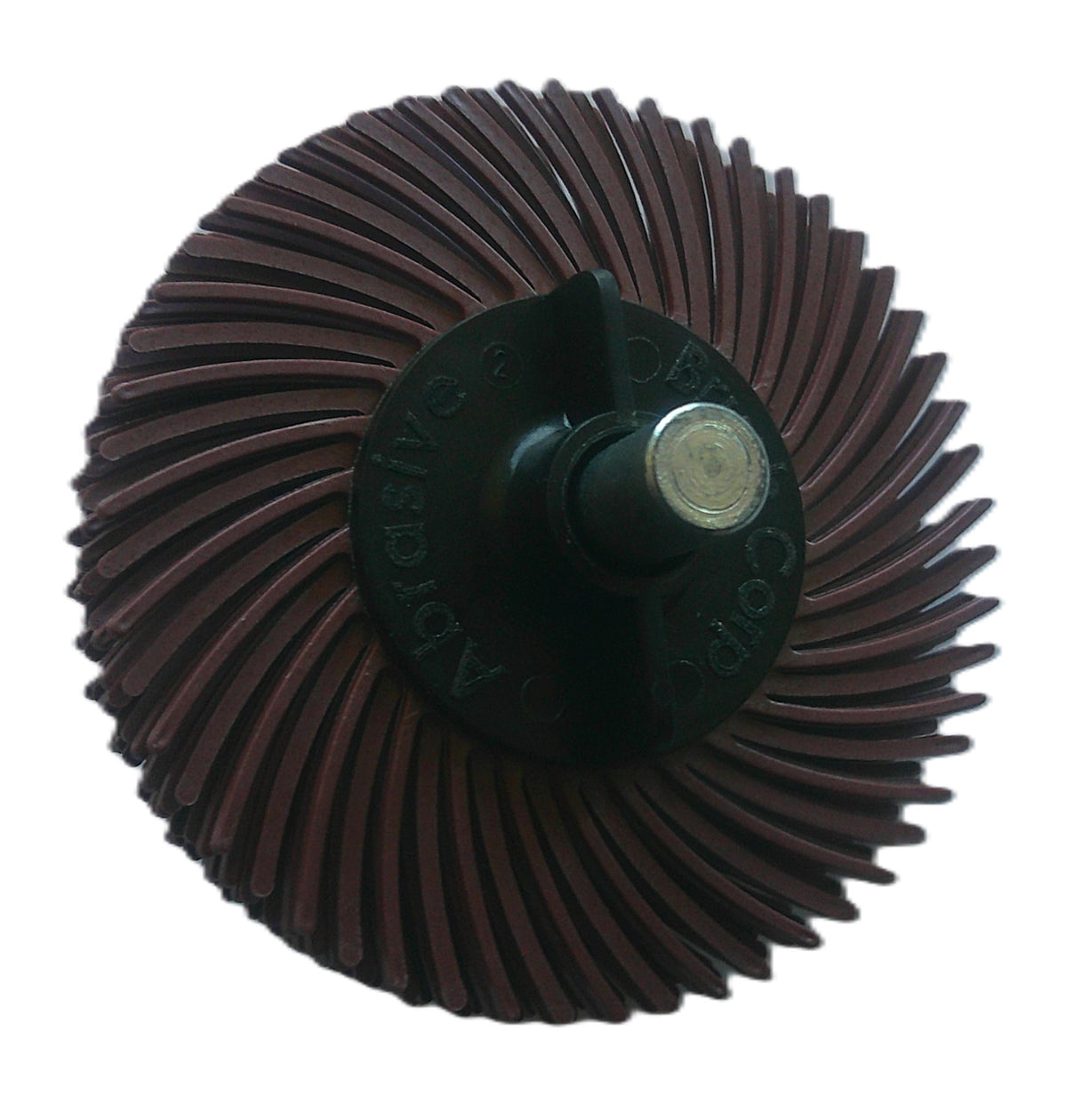 2" TC 220X, 9 Ply Brush, 1/4" Steel Shaft, Reusable Adapter
