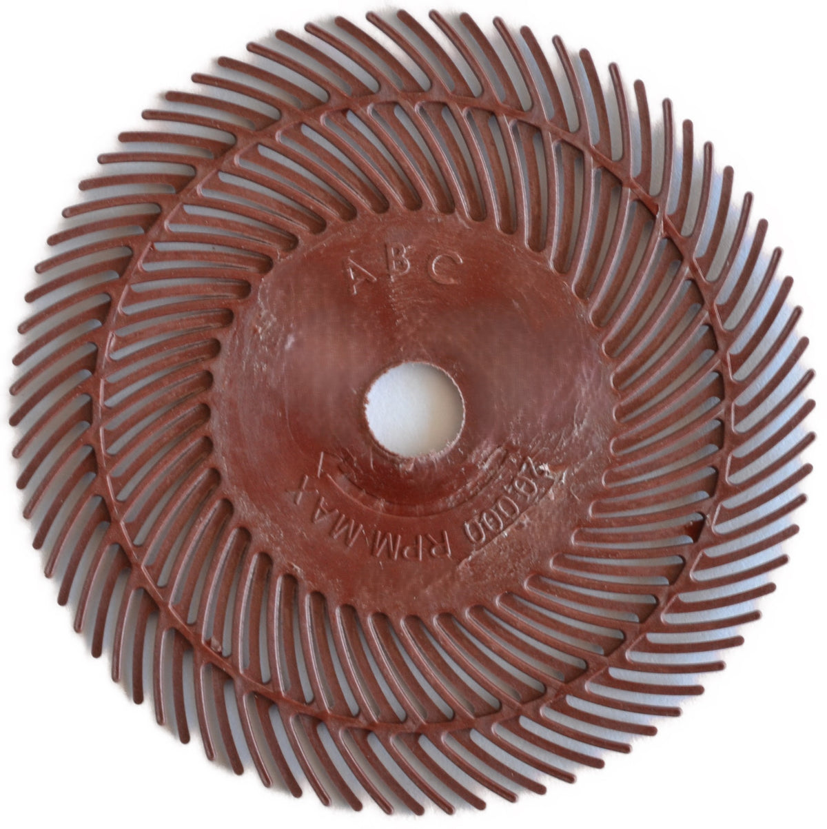 Radial Disc, 3" TC 220X, 40 discs per Box, includes reusable Adapter with 1/4" steel shaft