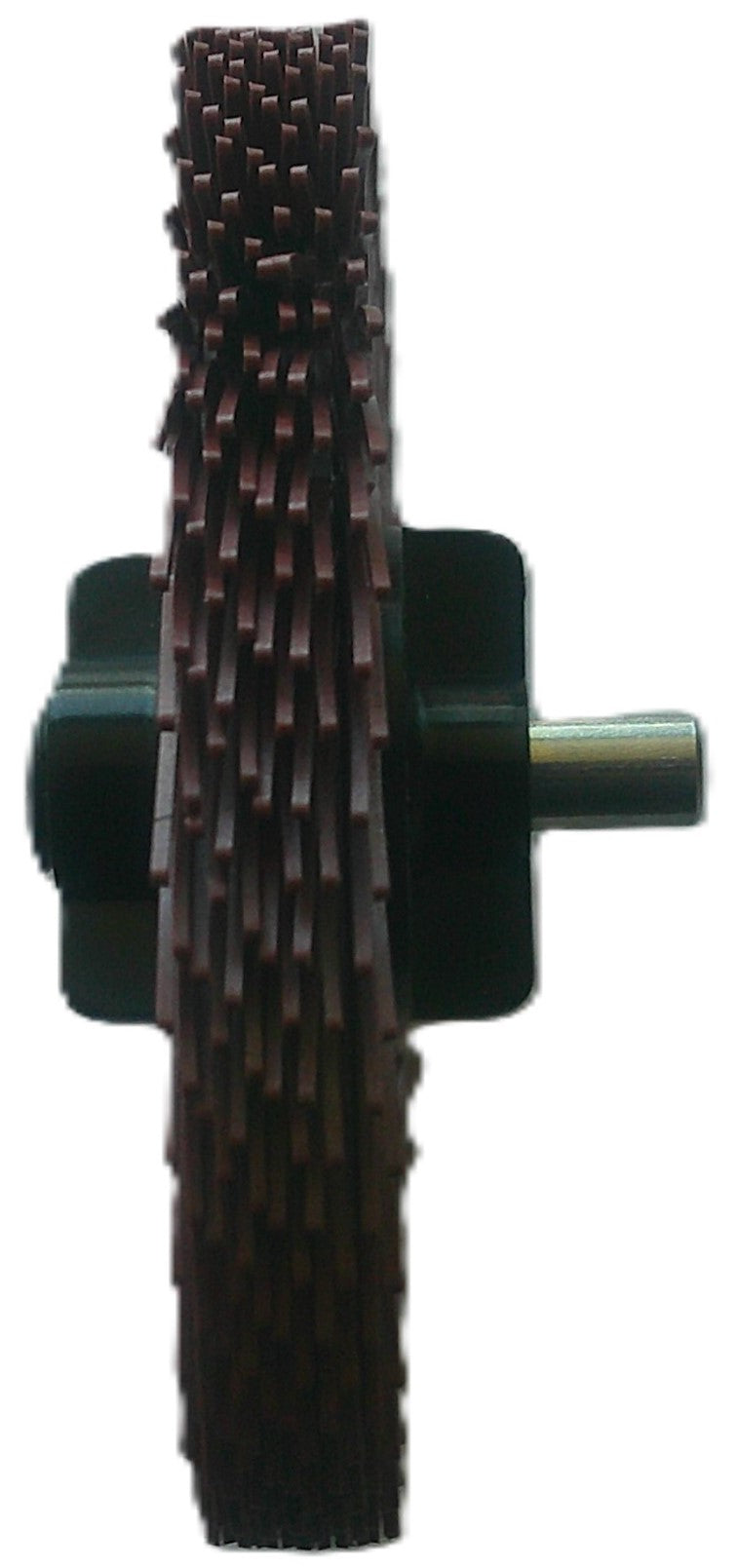 3" TC 220X, 6 Ply Brush, 1/4" Steel Shaft, Reusable Adapter
