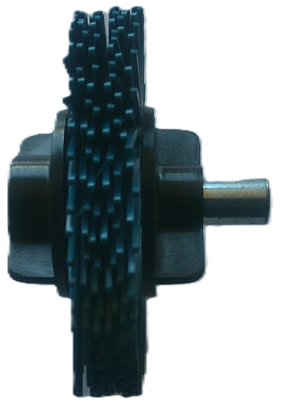 2" TC 400X, 6 Ply Brush, 1/4" Steel Shaft, Reusable Adapter