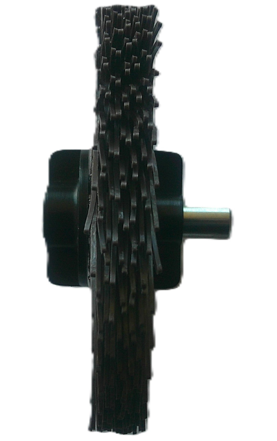 3" TC 50X, 6 Ply Brush, 1/4" Steel Shaft, Reusable Adapter