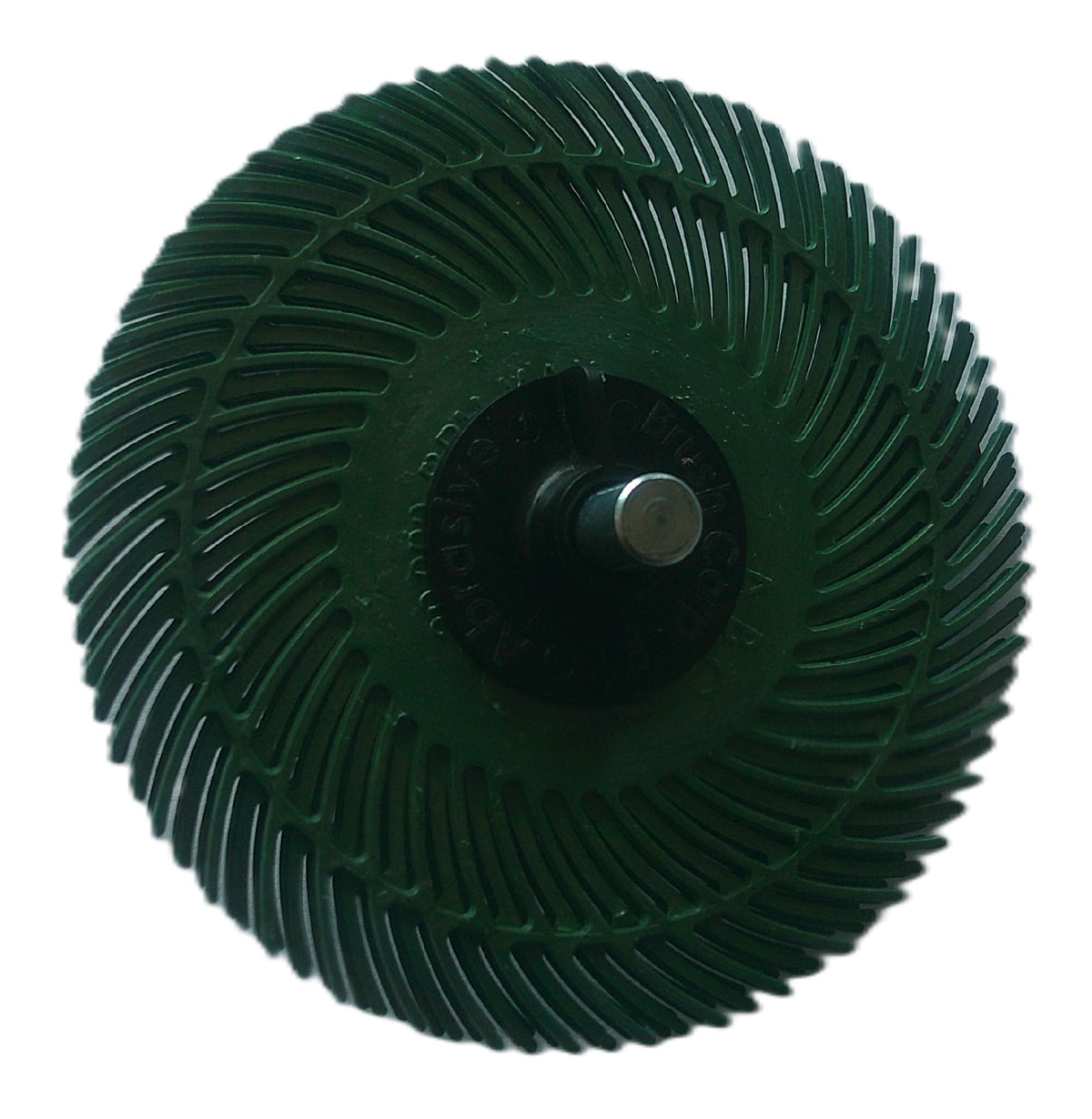 3" TC 50X, 3 Ply Brush, 1/4" Steel Shaft, Reusable Adapter