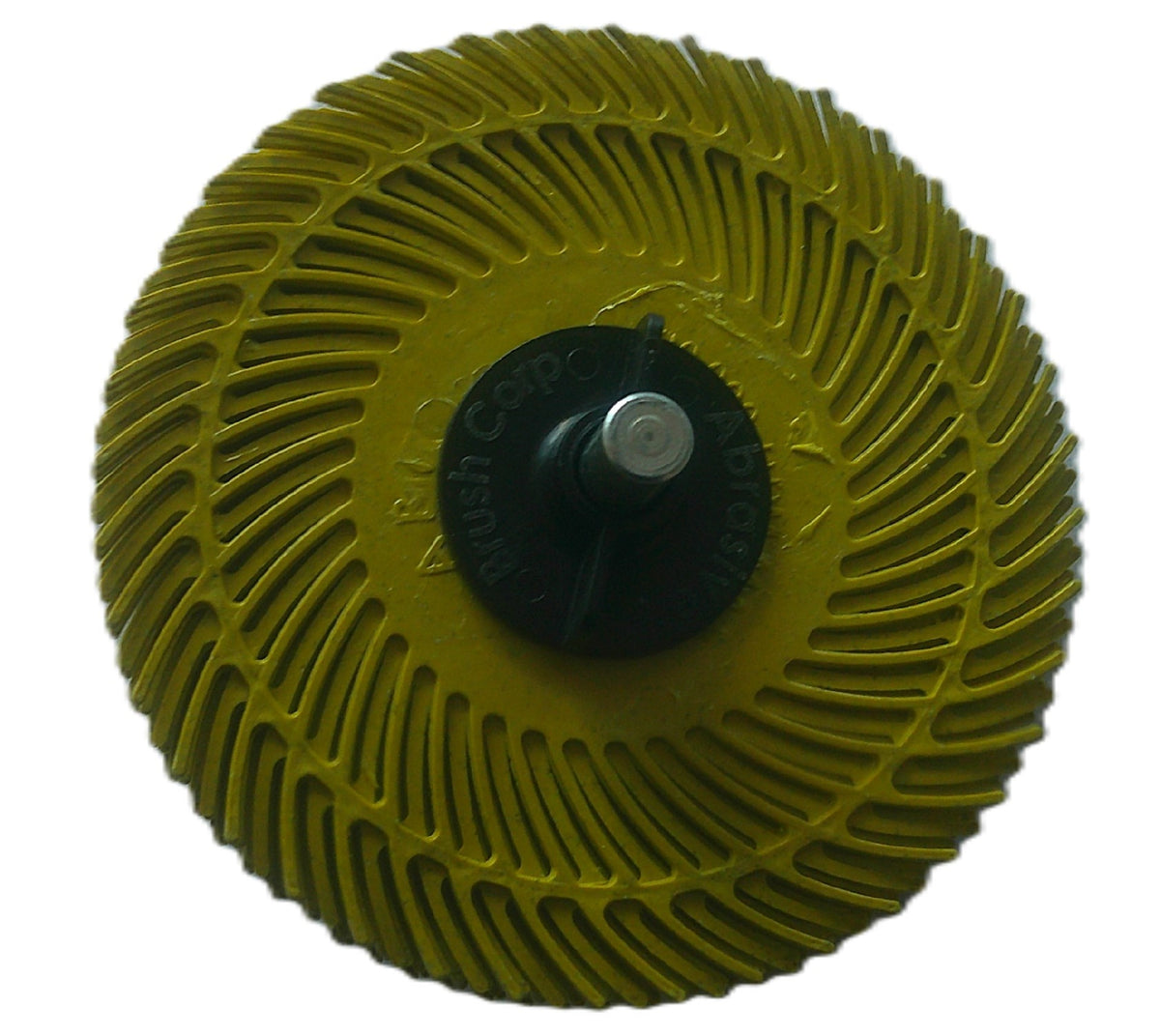 3" TC 80X, 6 Ply Brush, 1/4" Steel Shaft, Reusable Adapter