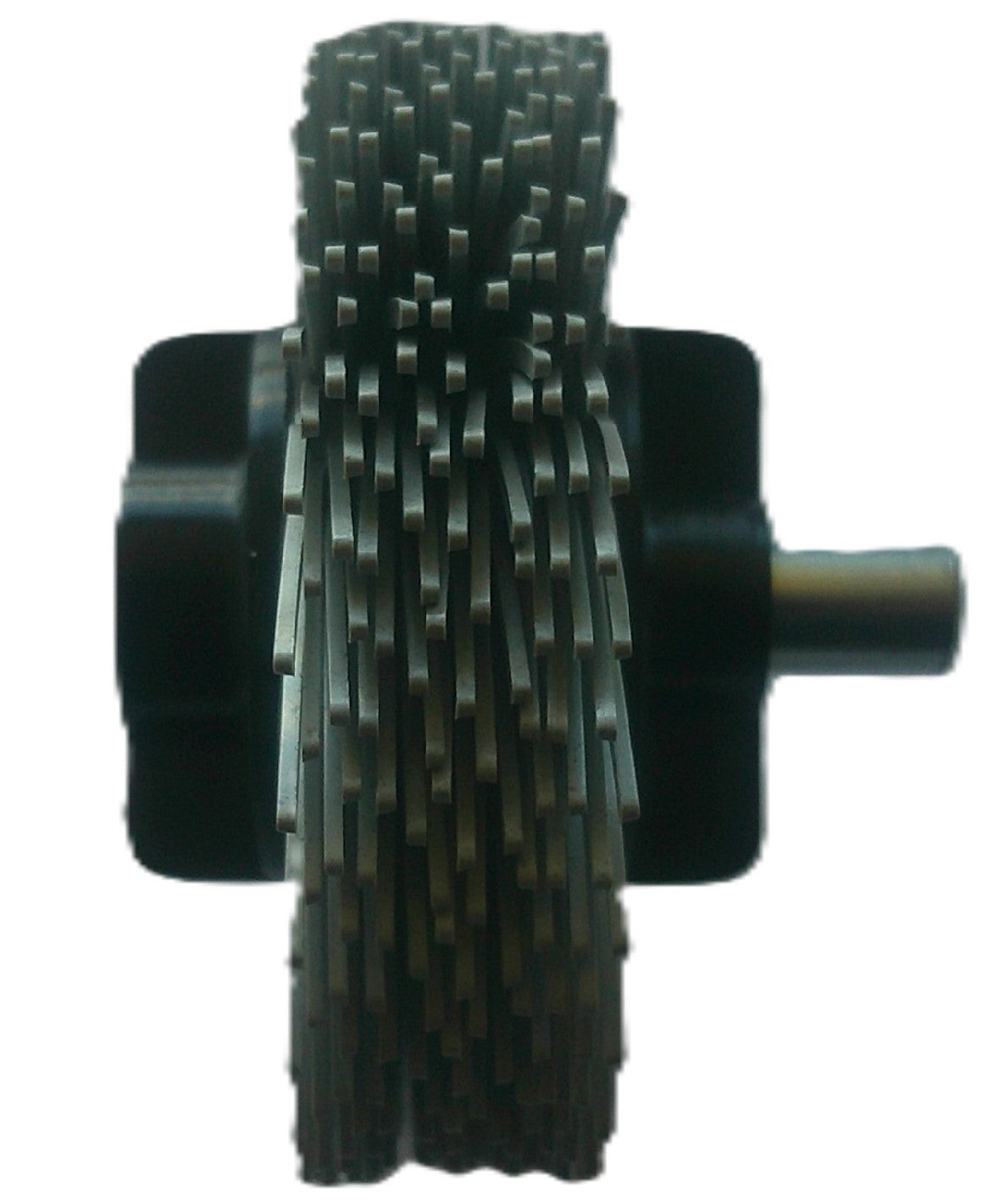 2" TC 120X, 9 Ply Brush, 1/4" Steel Shaft, Reusable Adapter