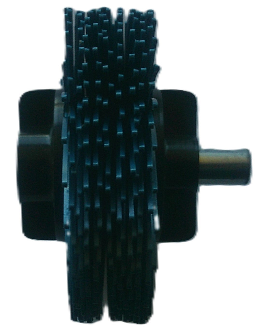 2" TC 400X, 9 Ply Brush, 1/4" Steel Shaft, Reusable Adapter