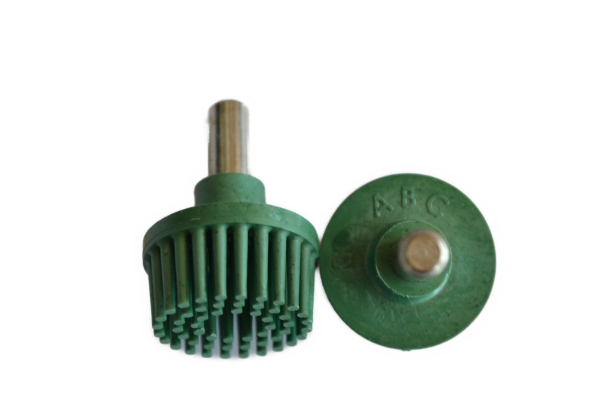 1" Brush 50X, 1/4" Steel Shaft, Box of 10