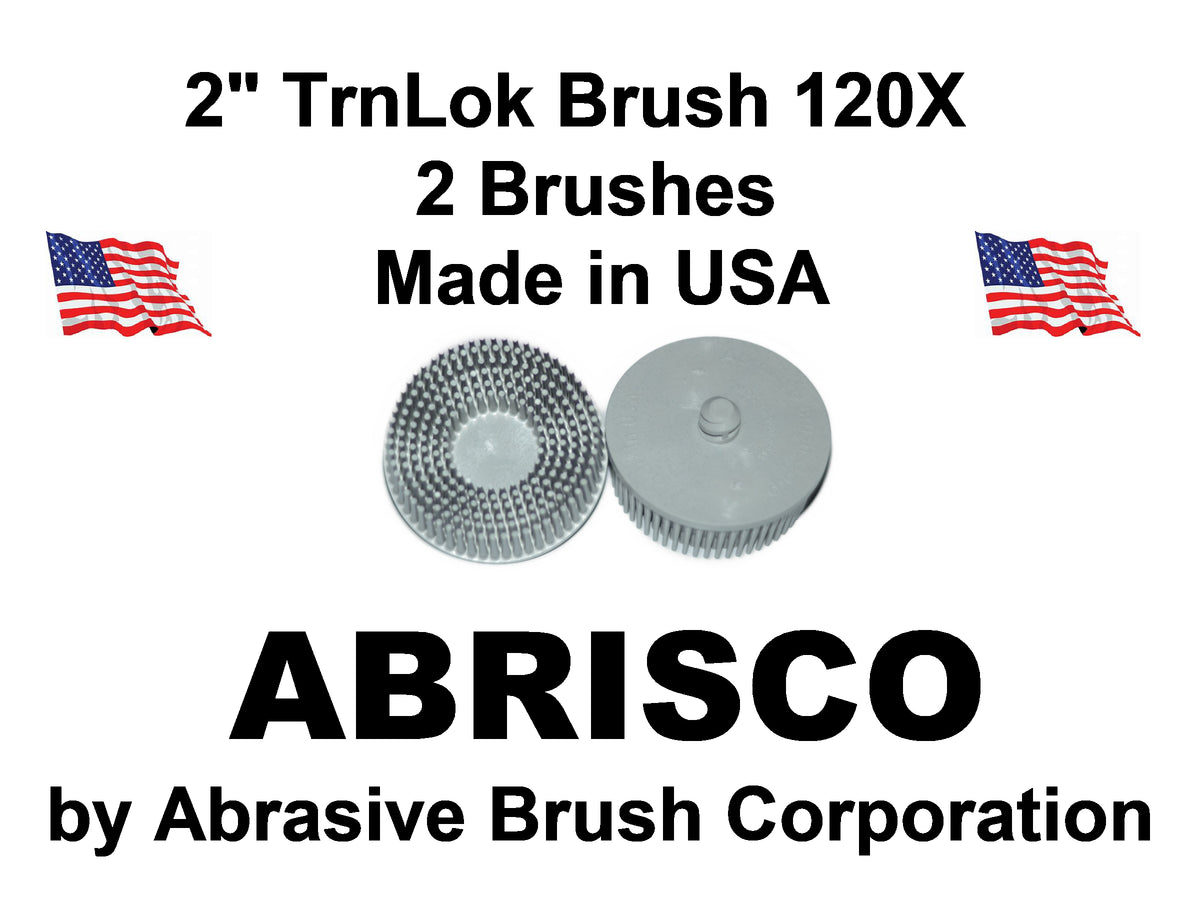 2" Brush 120X, TrnLok, Bag of 2 Brushes