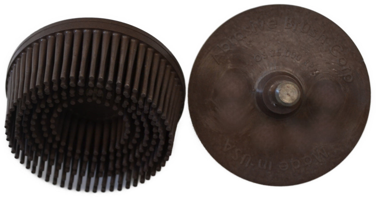 2" Brush 36X, 1/4" Steel Shaft, Bag of 2 Brushes