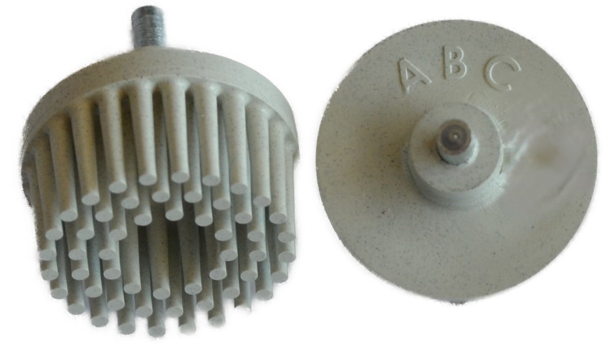 1"Brush 120X, 1/8" Steel Shaft, Box of 10