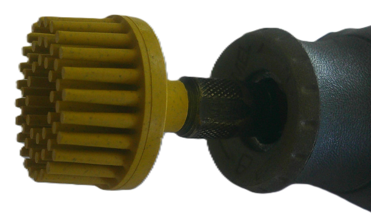 1"Brush 80X, 1/8" Steel Shaft, Box of 10 (For Dremel)